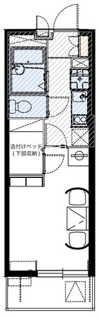 レオパレスフラッシュステージの物件間取画像
